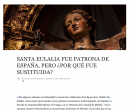 Santa Eulalia fue patrona de España, pero ¿por qué fue sustituida?