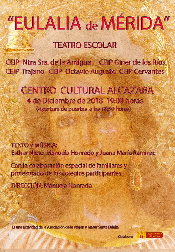 FESTIVIDAD DE SANTA EULALIA. TEATRO ESCOLAR