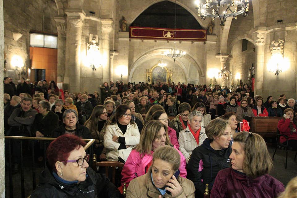 Llegada de los peregrinos de la Mártir 2018