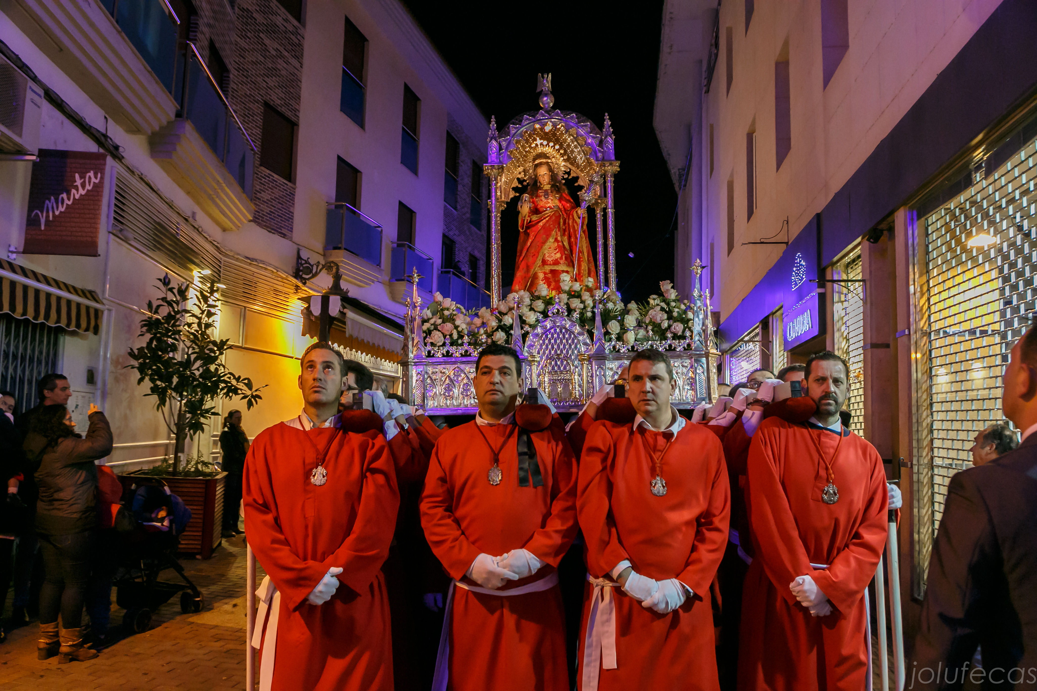 Procesión de vísperas. 9 de diciembre