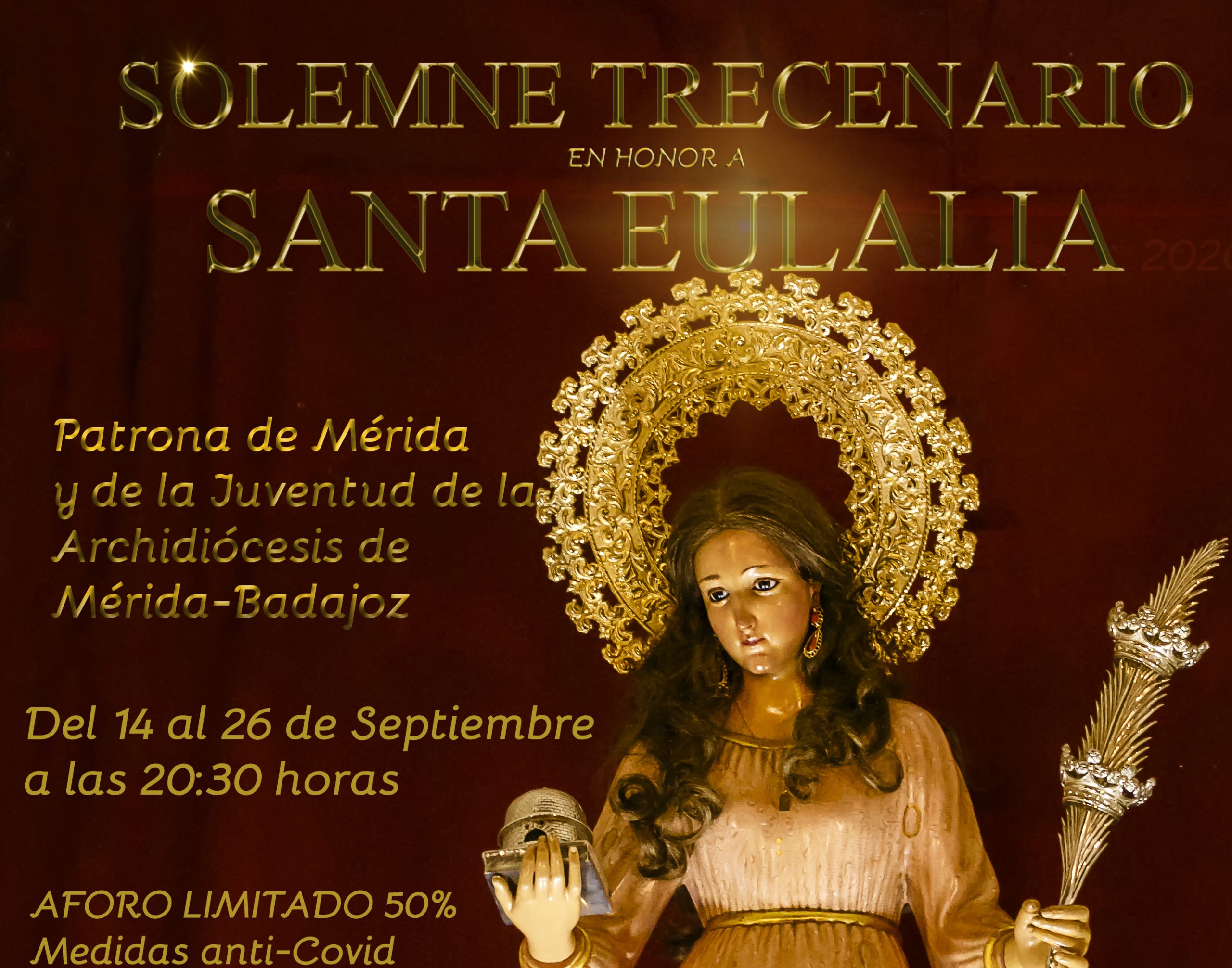 El Trecenario a Santa Eulalia se limitará a un solo ejercicio diario