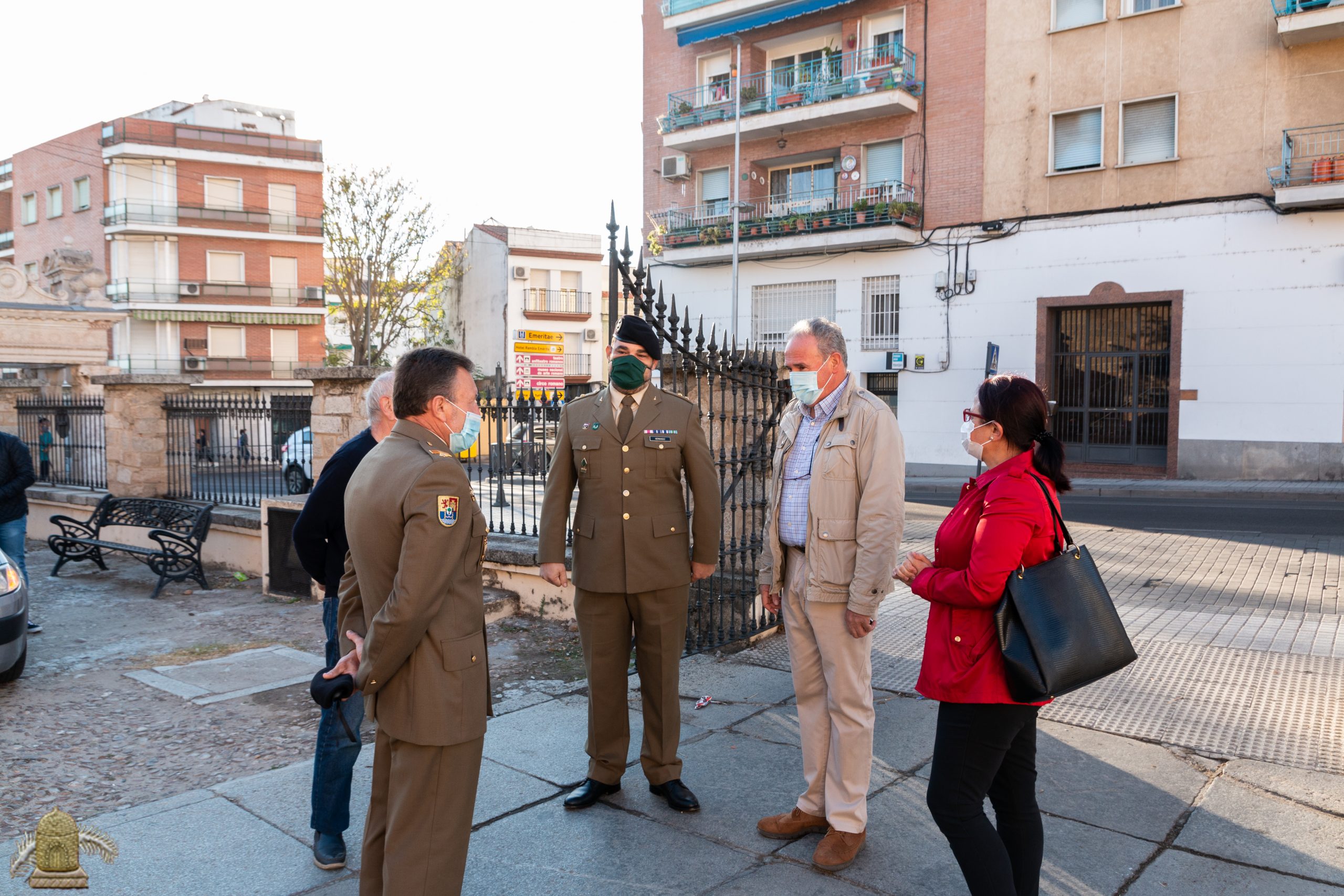 El Jefe del GACA XI visita la Basílica de Santa Eulalia