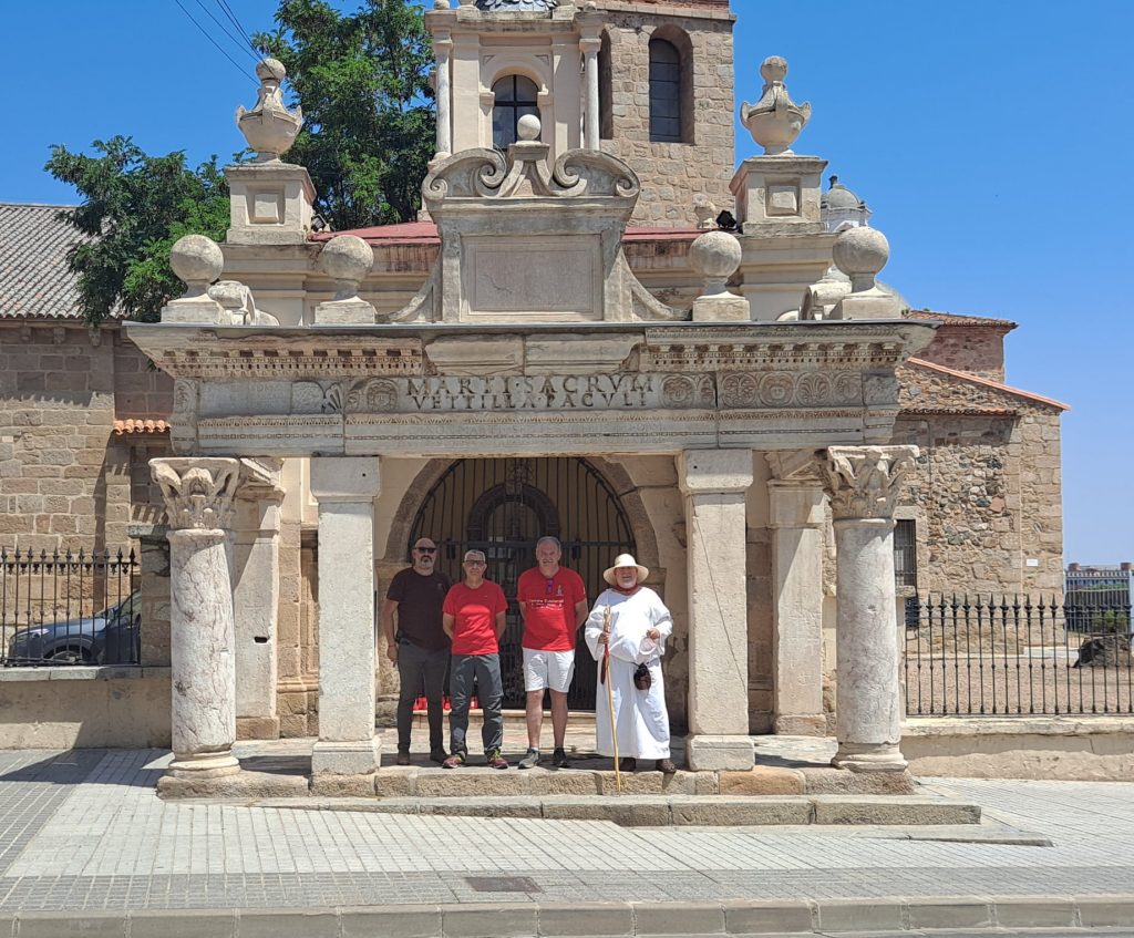 Camino Eulaliense. Trujillanos-Basilica de Santa Eulalia