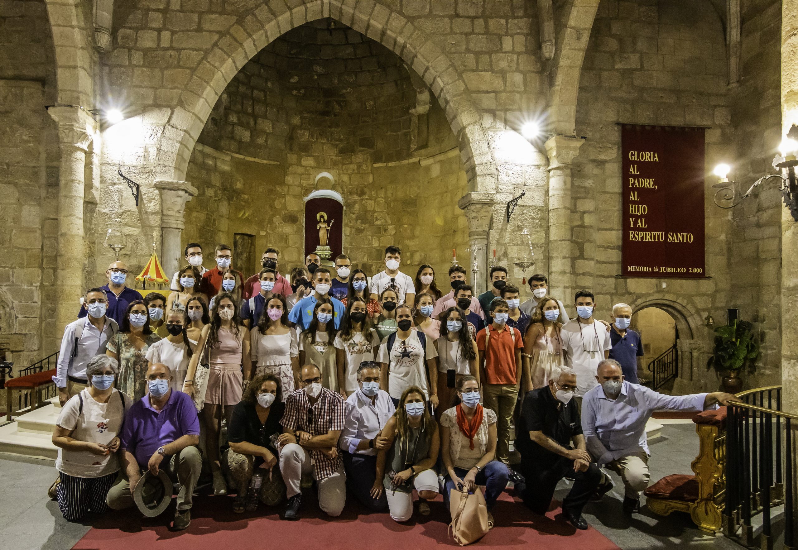 Jóvenes del Camino Neocatecumenal se encuentran con Santa Eulalia