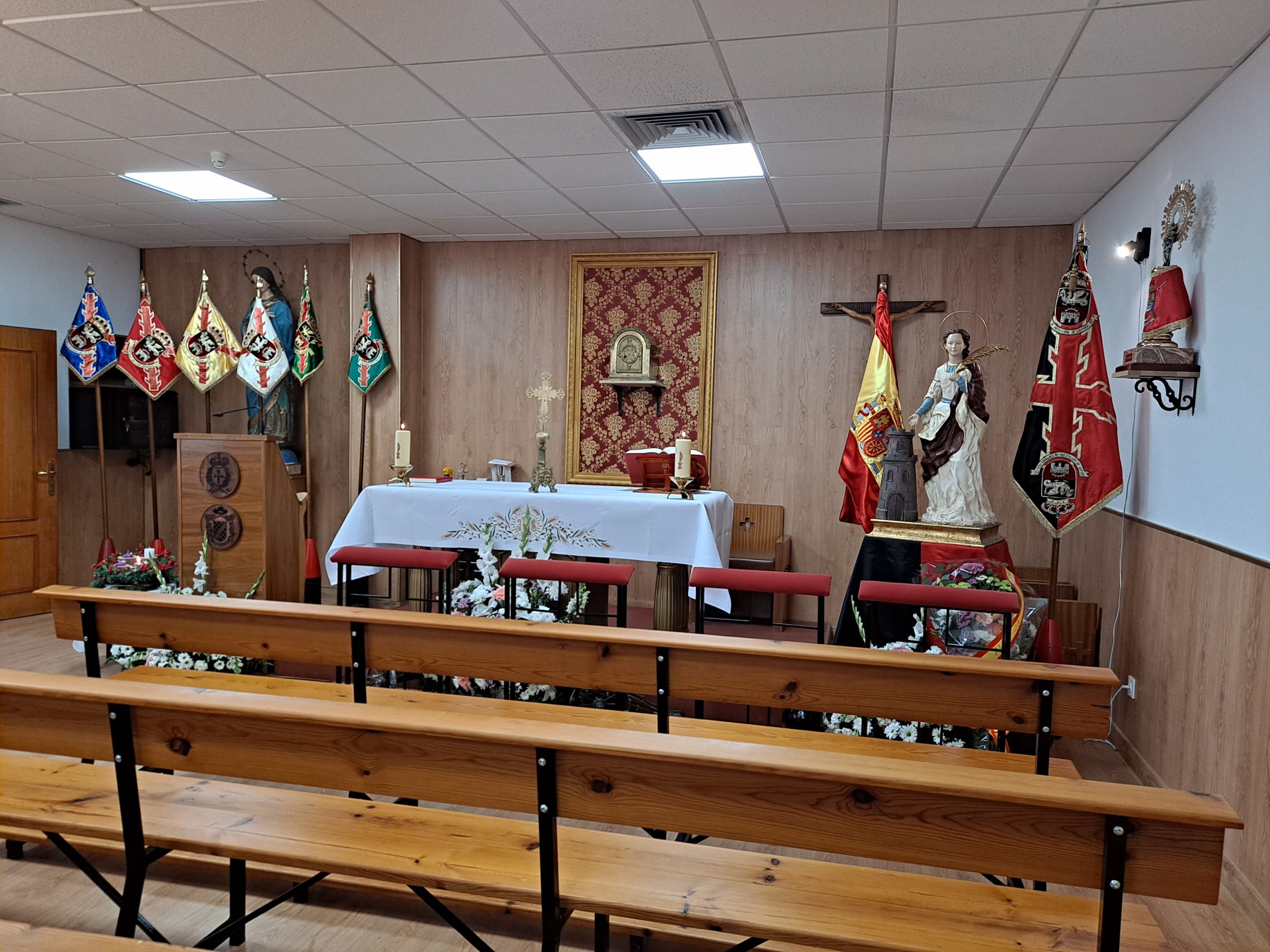 La Asociación en la celebración de Santa Bárbara, patrona de Artillería