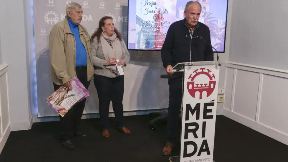 El pregón de Santa Eulalia marca el inicio de los actos en honor a la Patrona