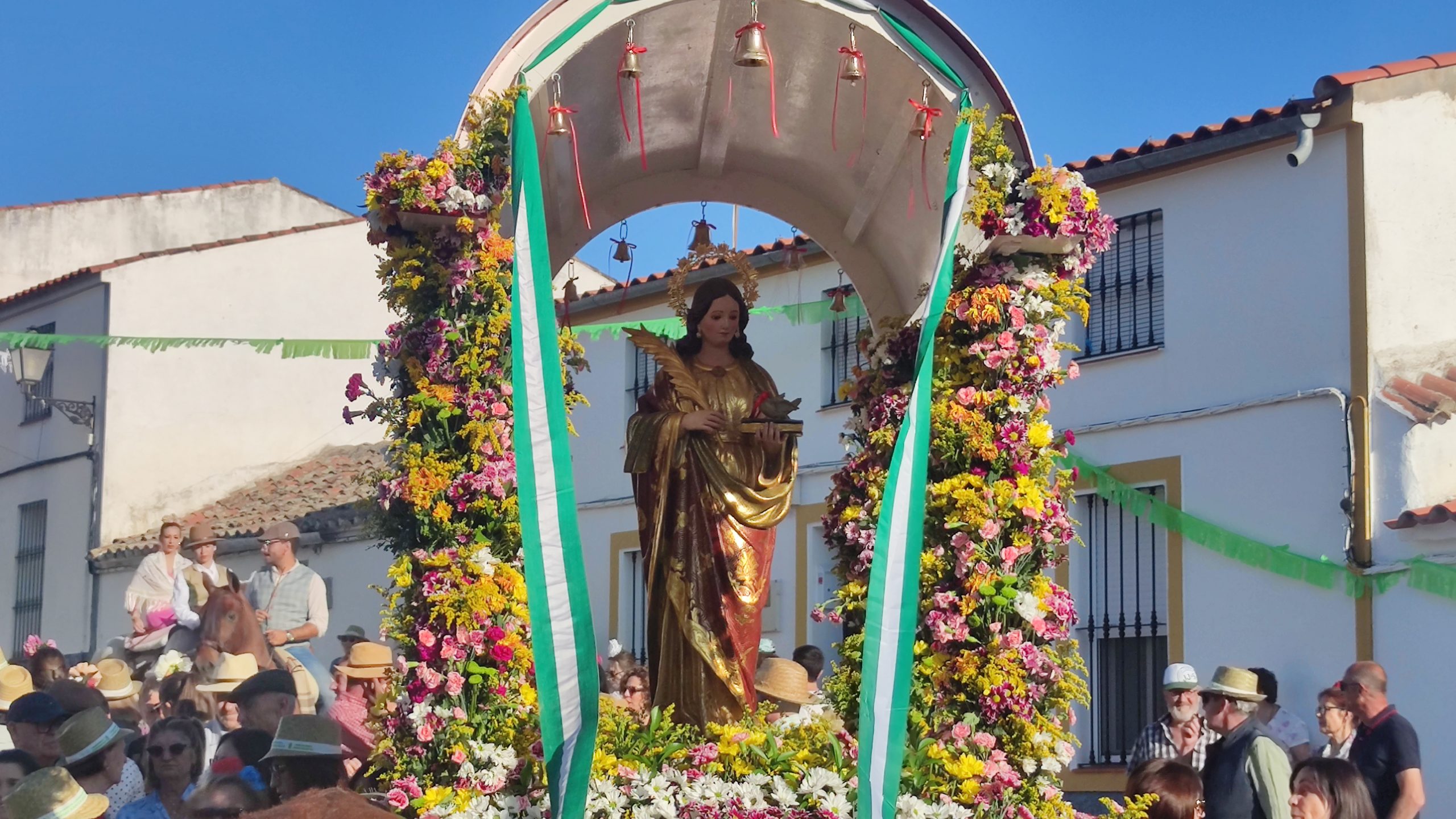 Romeria en honor a Santa Eulalia en Santa Olalla del Cala
