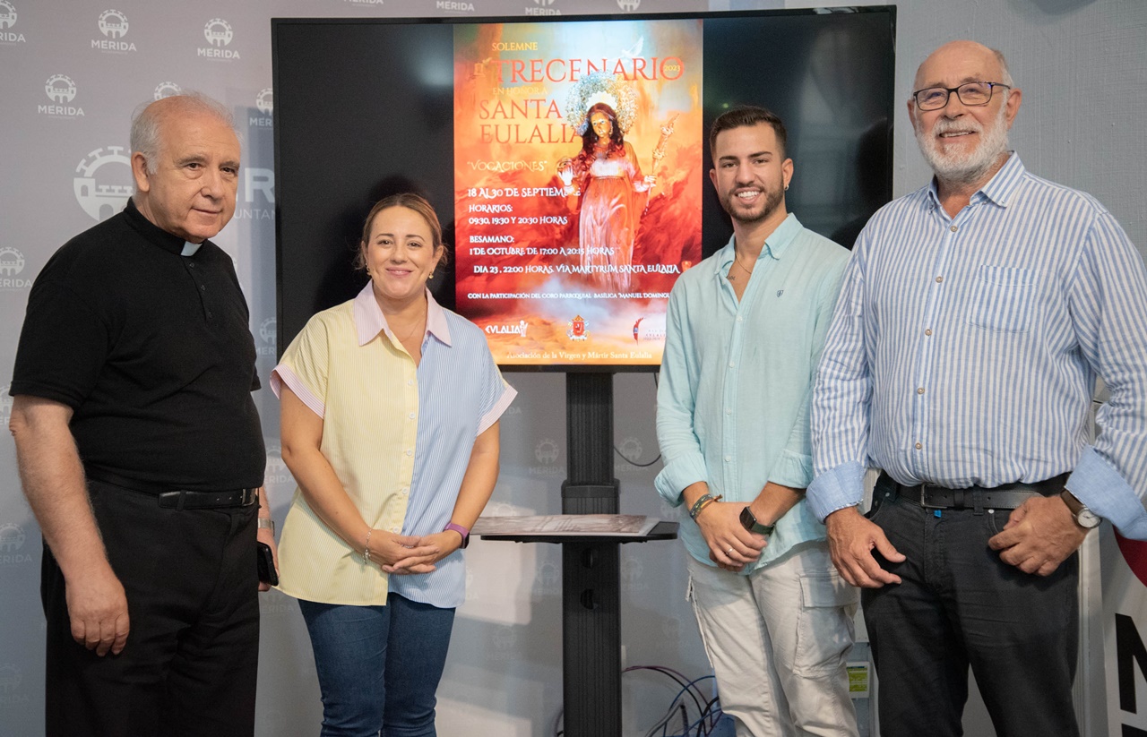 Presentados los actos en honor a Santa Eulalia con la celebración del Trecenario y del Via Martyrum