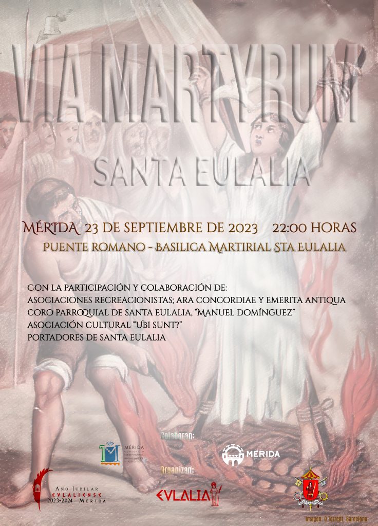 Este sábado, 23 de septiembre tendrá lugar el VIA MARTYRUM de Santa Eulalia
