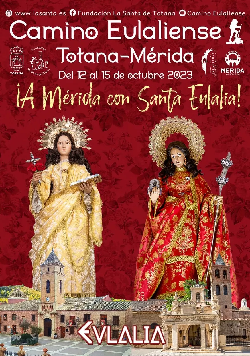 “La Santa” de Totana culminará el Camino Eulaliense el 13 de octubre