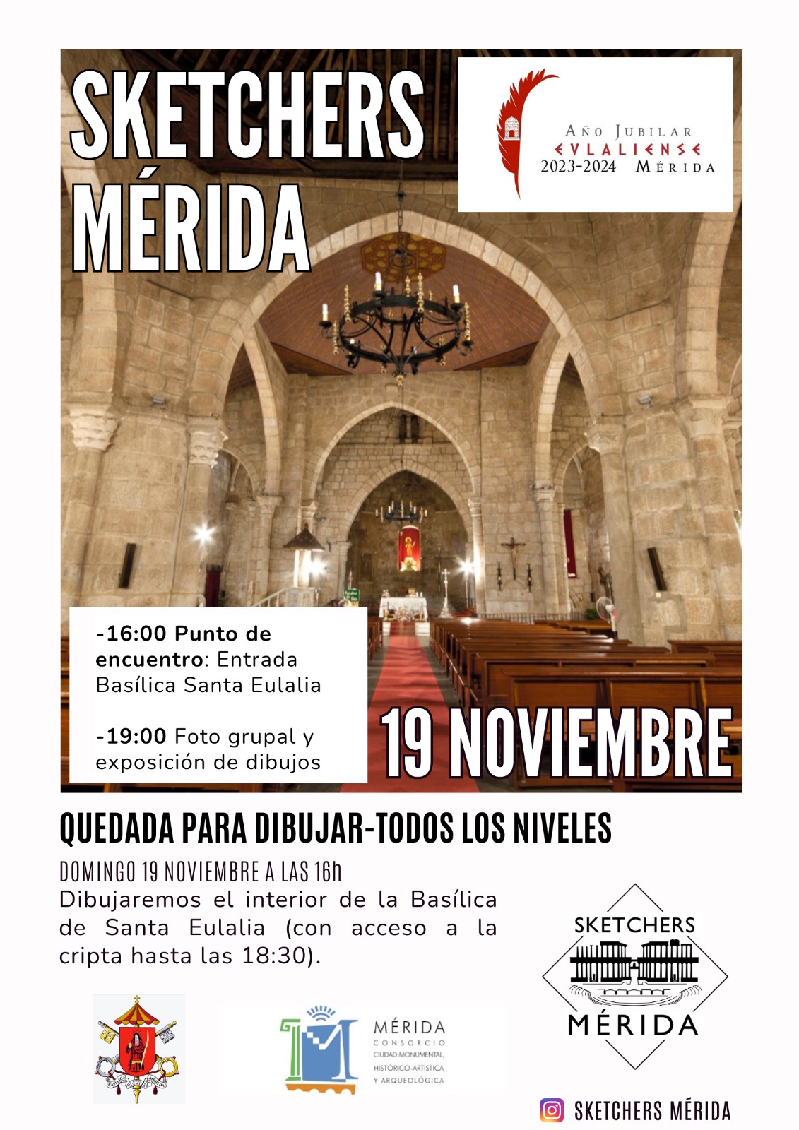 Quedada pictórica en la Basílica de Santa Eulalia